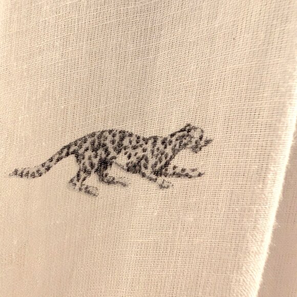 Rails Womens Size XS Charli Safari Cheetah Print Linen Blend Button Blouse Top - Picture 8 of 10